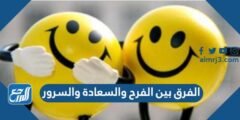 الفرق بين الفرح والسعادة والسرور 2025 1 الفرق بين الفرح والسعادة والسرور