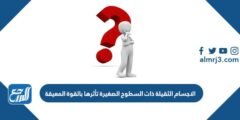الاجسام الثقيلة ذات السطوح الصغيرة تأثرها بالقوة المعيقة 2025 2 الاجسام الثقيلة ذات السطوح الصغيرة تأثرها بالقوة المعيقة