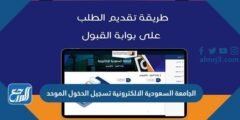 الجامعة السعودية الالكترونية تسجيل الدخول الموحد 1446