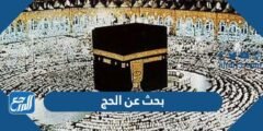 بحث عن الحج بالعناصر جاهز للطباعة 2025 3 بحث عن الحج بالعناصر جاهز للطباعة