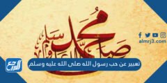 تعبير عن حب الرسول صلى الله عليه وسلم 2025 2 تعبير عن حب الرسول صلى الله عليه وسلم