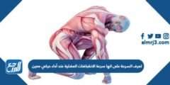 تعرف السرعة على انها سرعة الانقباضات العضلية عند أداء حركي معين 2025 3 تعرف السرعة على انها سرعة الانقباضات العضلية عند أداء حركي معين