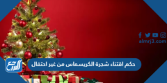 حكم اقتناء شجرة الكريسماس من غير احتفال
