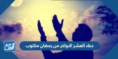 دعاء العشر الاواخر من رمضان مكتوب 1446 أدعية العشر الأواخر من رمضان 2025 2 دعاء العشر الاواخر من رمضان مكتوب 1445 أدعية العشر الأواخر من رمضان
