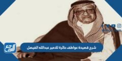 شرح قصيدة عواطف حائرة للامير عبدالله الفيصل 2025 2 شرح قصيدة عواطف حائرة للامير عبدالله الفيصل