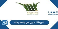 شروط التسجيل في جامعة بيشة 1446 2025 3 شروط التسجيل في جامعة بيشة 1446