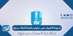 شروط القبول في دبلوم جامعة الملك سعود 1446 2025 1 شروط القبول في دبلوم جامعة الملك سعود 1446