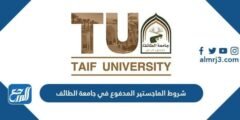 شروط الماجستير المدفوع في جامعة الطائف 2025 1 شروط الماجستير المدفوع في جامعة الطائف