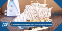 صنع نموذج مصغر لسفينة بحيث يمثل كل ١ سم ٥ أمتار من الطول الفعلي للسفينة إذا كان طول النموذج ٣٠ سم 2025 3 صنع نموذج مصغر لسفينة بحيث يمثل كل ١ سم ٥ أمتار من الطول الفعلي للسفينة إذا كان طول النموذج ٣٠ سم