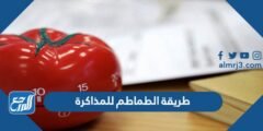 طريقة الطماطم للمذاكرة - 2025 1 طريقة الطماطم للمذاكرة - موقع المرجع