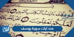 عدد ايات سورة يوسف - 2025 2 عدد ايات سورة يوسف - موقع المرجع