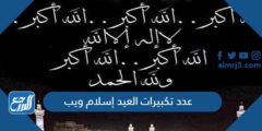 عدد تكبيرات العيد إسلام ويب 2025 2 عدد تكبيرات العيد إسلام ويب