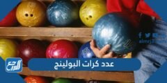 كم عدد كرات البولينج - موقع المرجع