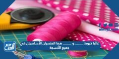 غالبا خيوط ........ و ........ هما العنصران الأساسيان في جميع الأنسجة 2025 3 غالبا خيوط ........ و ........ هما العنصران الأساسيان في جميع الأنسجة