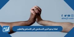 لماذا يدعو الدين الاسلامي الى التسامح والتعاون 2025 3 لماذا يدعو الدين الاسلامي الى التسامح والتعاون