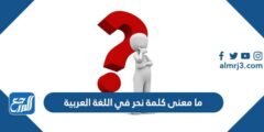 ما معنى كلمة نحر في اللغة العربية 2025 3 ما معنى كلمة نحر في اللغة العربية