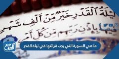 ما هي السورة التي يجب قرائتها في ليلة القدر 2025 2 ما هي السورة التي يجب قرائتها في ليلة القدر