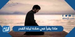 ماذا يقرأ في صلاة ليلة القدر