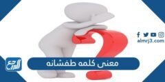 معنى كلمه طفشانه - 2025 2 معنى كلمه طفشانه - موقع المرجع