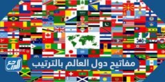 مفاتيح دول العالم بالترتيب - 2025 1 مفاتيح دول العالم بالترتيب - موقع المرجع