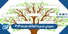 نموذج شجرة العائلة فارغة Pdf 2025 3 نموذج شجرة العائلة فارغة Pdf