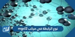 نوع الرابطة في مركب mgcl2