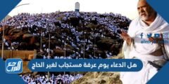هل الدعاء يوم عرفة مستجاب لغير الحاج 2025 1 هل الدعاء يوم عرفة مستجاب لغير الحاج
