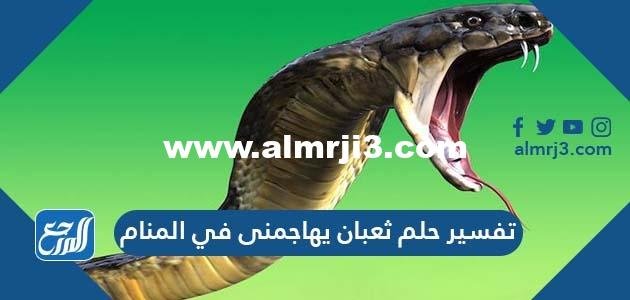 تفسير حلم ثعبان يهاجمنى في المنام للنابلسي وابن سيرين والظاهري 2025 1 تفسير حلم ثعبان يهاجمنى في المنام للنابلسي وابن سيرين والظاهري