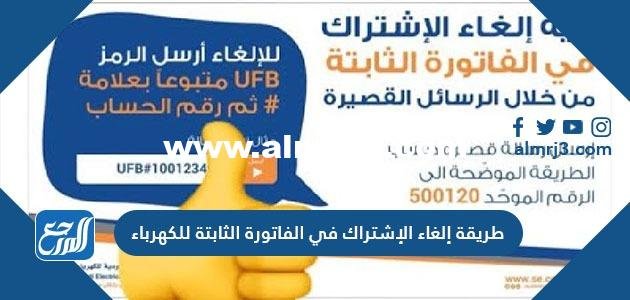 طريقة إلغاء الإشتراك في الفاتورة الثابتة للكهرباء 2025 2 طريقة إلغاء الإشتراك في الفاتورة الثابتة للكهرباء