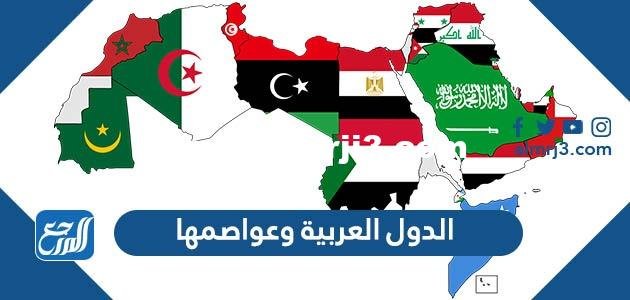 أسماء الدول العربية وعواصمها وعملاتها 2025 3 الدول العربية وعواصمها