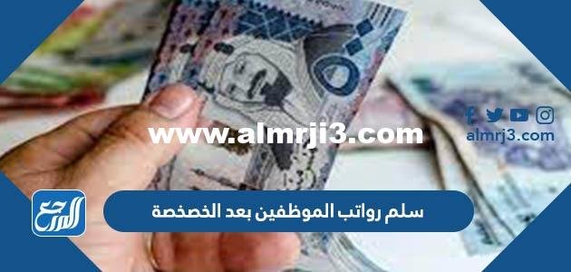 سلم رواتب الموظفين بعد الخصخصة 1446 والعلاوة السنوية بعد الخصخصة 2025 1 سلم رواتب الموظفين بعد الخصخصة 1444