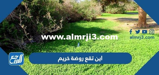 اين تقع روضة خريم على الخريطة