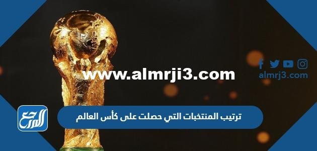 ترتيب المنتخبات التي حصلت على كأس العالم 2025 1 ترتيب المنتخبات التي حصلت على كأس العالم