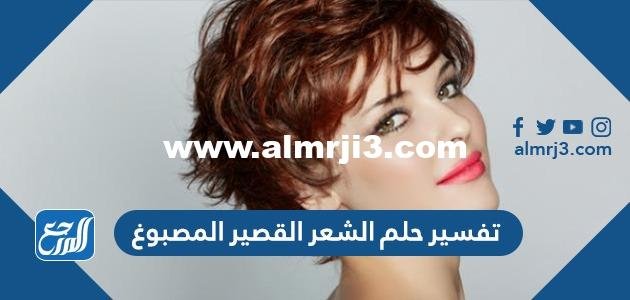 تفسير حلم الشعر القصير المصبوغ 2025 3 تفسير حلم الشعر القصير المصبوغ