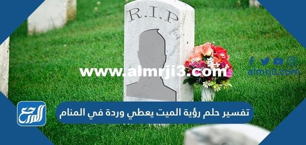 تفسير حلم رؤية الميت يعطي وردة في المنام لابن سيرين وابن شاهين 2025 2 تفسير حلم رؤية الميت يعطي وردة في المنام لابن سيرين وابن شاهين