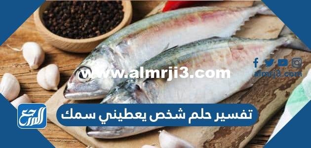 تفسير حلم شخص يعطيني سمك للعزباء والمتزوجة والحامل 2025 2 تفسير حلم شخص يعطيني سمك للعزباء والمتزوجة والحامل