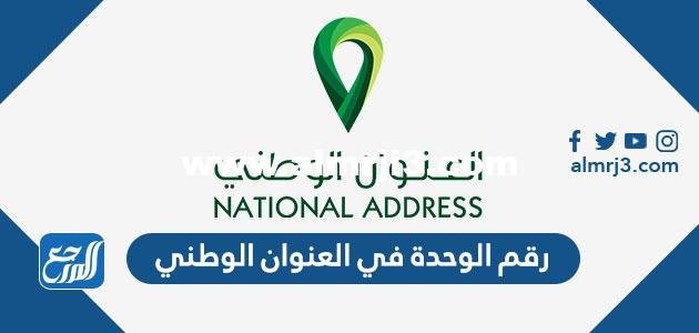 ما هو رقم الوحدة في العنوان الوطني 2025 2 ما هو رقم الوحدة في العنوان الوطني
