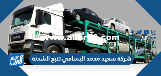 شركة سعيد محمد البسامي تتبع الشحنة تجربتي