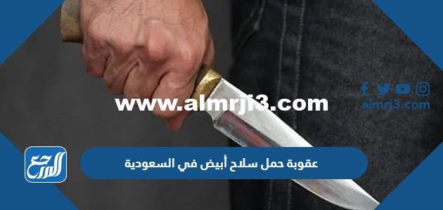 عقوبة حمل سلاح أبيض في السعودية وكم مدة السجن 2025 3 عقوبة حمل سلاح أبيض في السعودية وكم مدة السجن