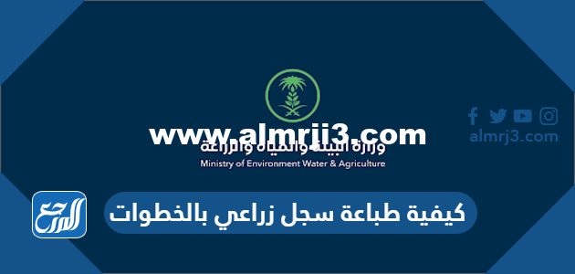 كيفية طباعة سجل زراعي بالخطوات 2025 1 كيفية طباعة سجل زراعي بالخطوات
