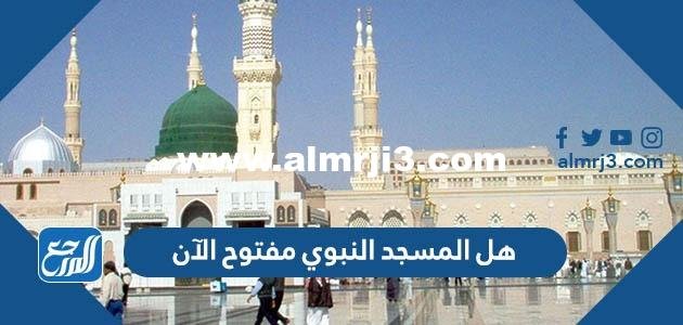 هل المسجد النبوي مفتوح الآن 2025 3 هل المسجد النبوي مفتوح الآن